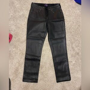 NYDJ Shiny Black Jeans